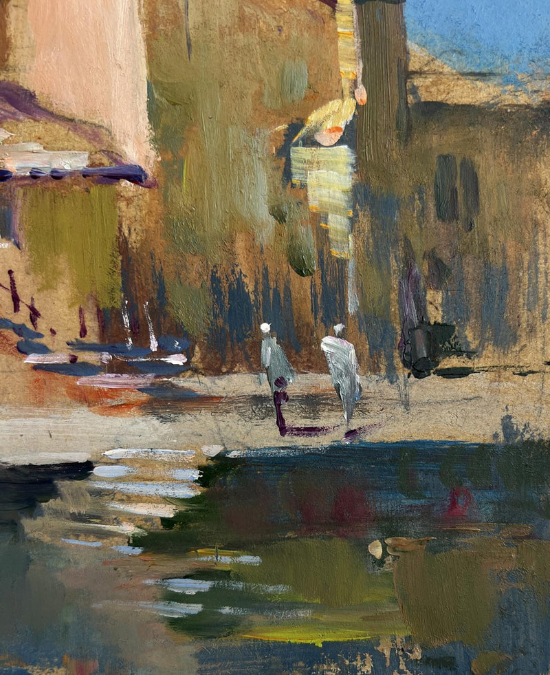 Oil painting Shadows of City Life Yuriy Suprunchuk
