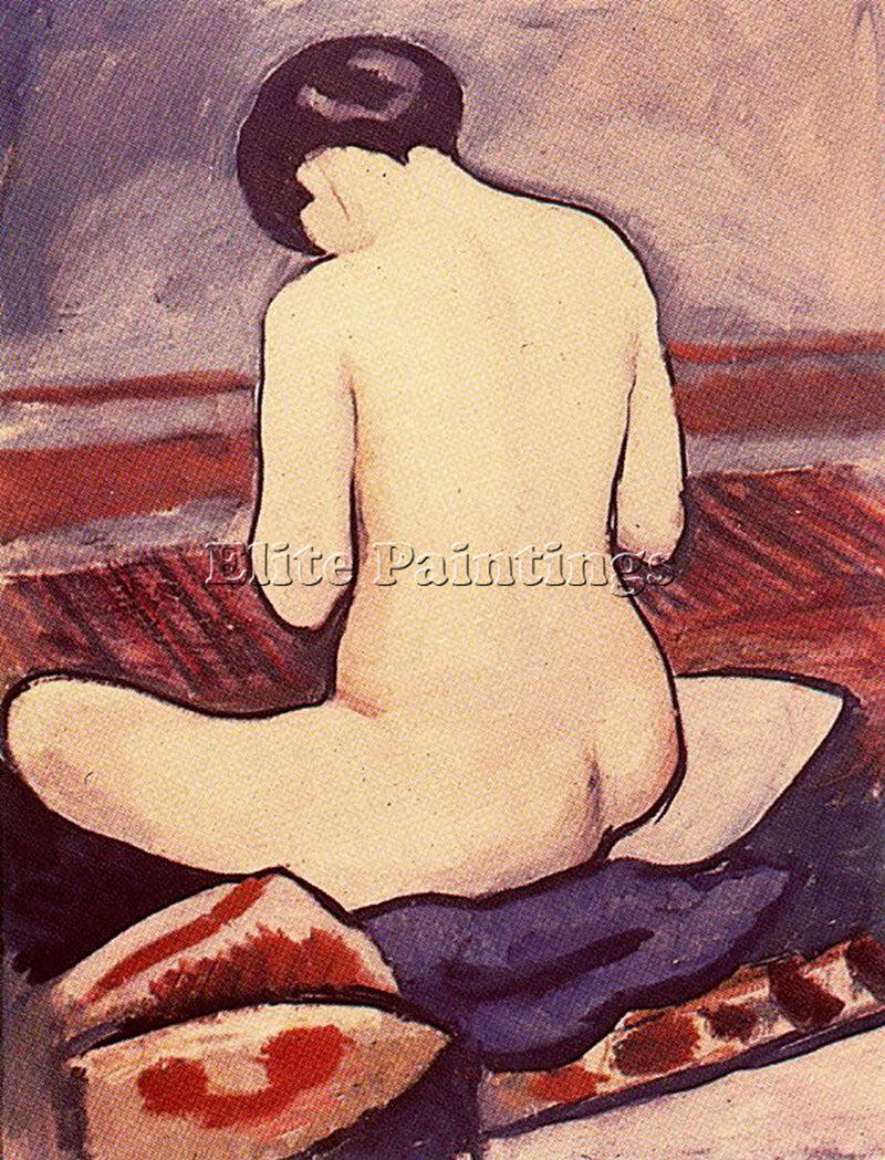 AUGUST MACKE MACKE4M ARTIST PAINTING REPRODUCTION HANDMADE OIL CANVAS REPRO WALL