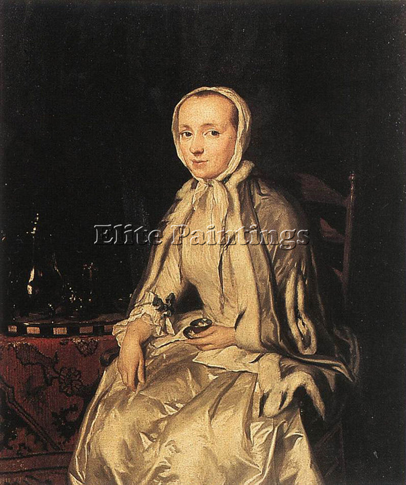 ITALIAN MIJN GEORGE VAN DER ELIZABETH TROOST ARTIST PAINTING HANDMADE OIL CANVAS