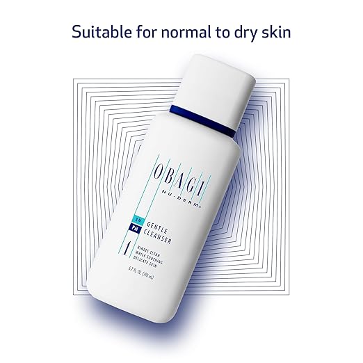 Obagi Medical Nu-Derm Gentle Face Cleanser for Normal to Dry Sensitive Skin
