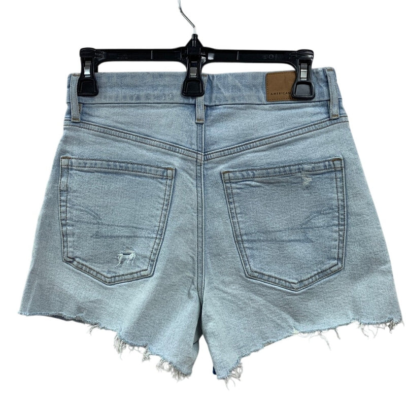 New American Eagle Womens Size 0 Distressed Cotton Denim Cutoff Shorts