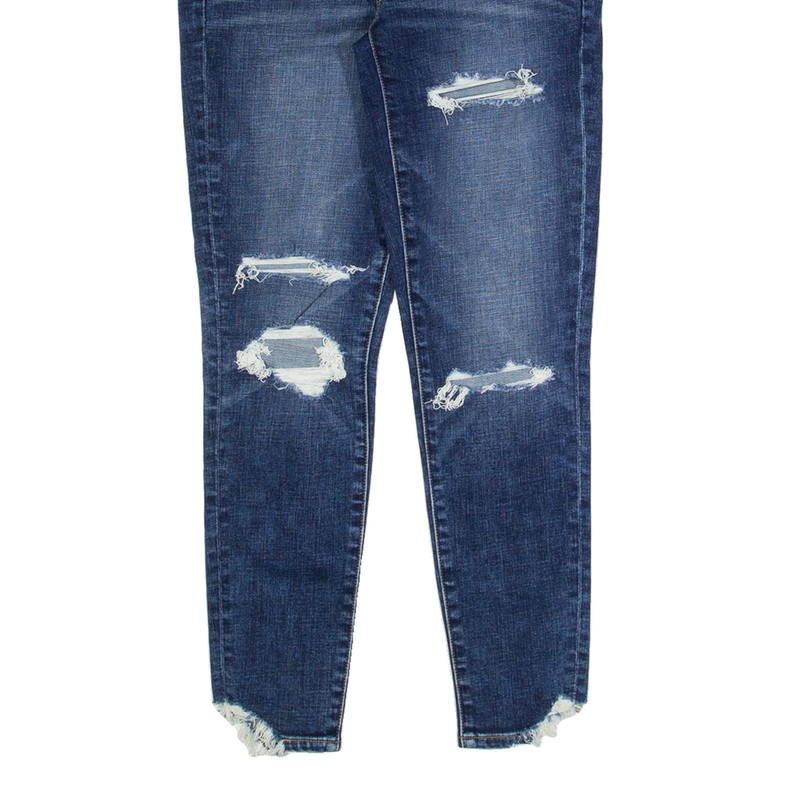 AMERICAN EAGLE Distressed Womens Jeans Blue Slim Skinny Stone Wash W28 L26