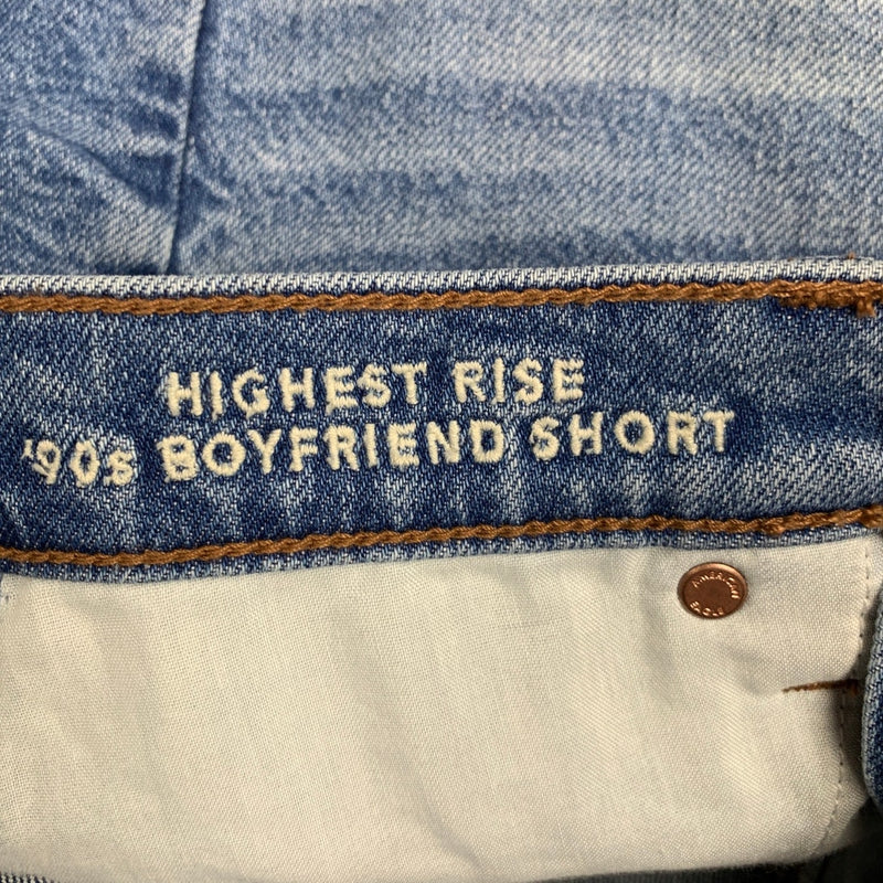 New American Eagle Womens Size 4 Denim Highest Rise 90's Boyfriend Jean Shorts
