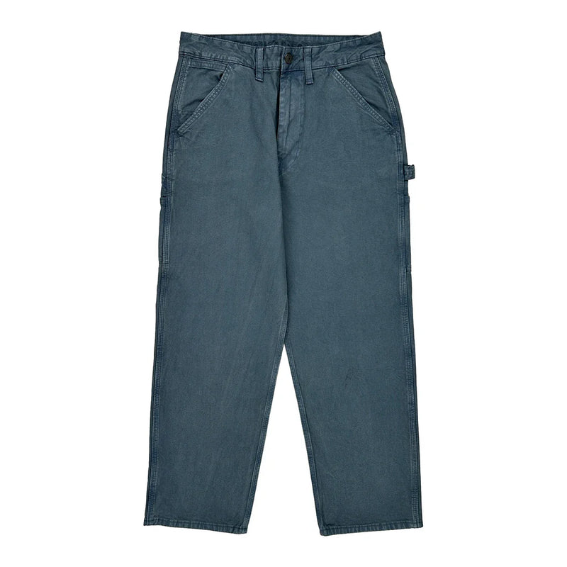 Flex American Eagle Baggy Carpenter Trousers - 30″ Waist Blue Cotton Blend