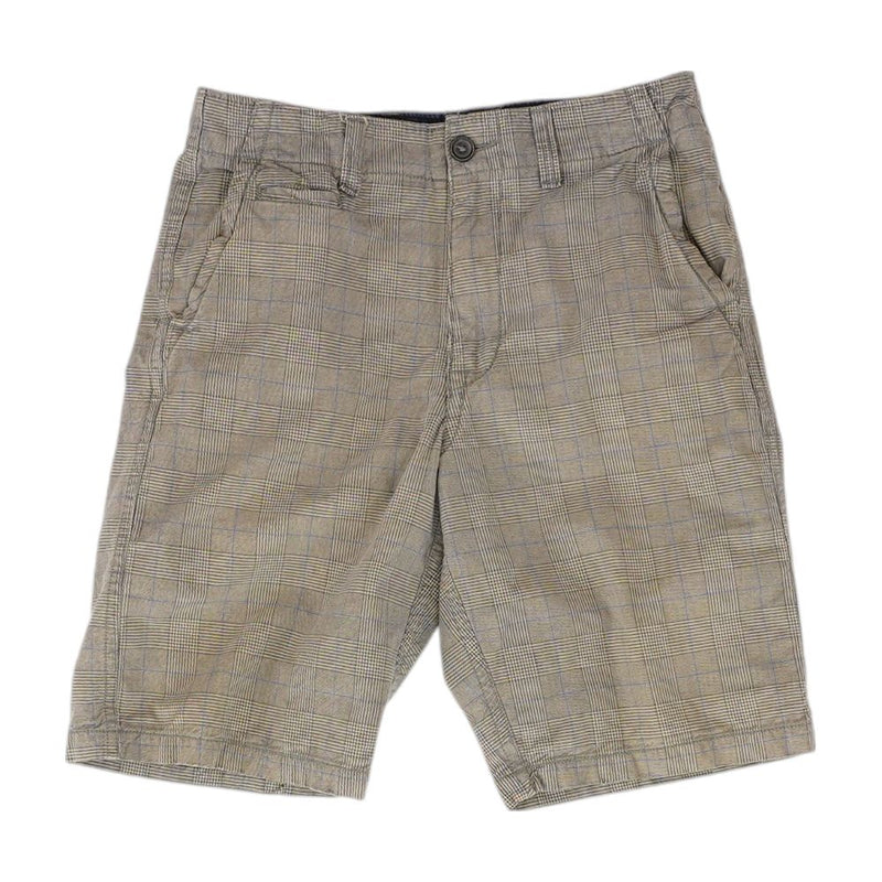 Green Solid Chino Shorts