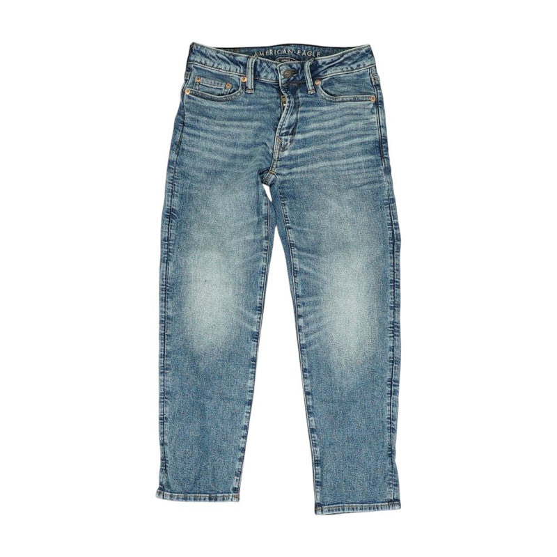 Solid Straight Jeans