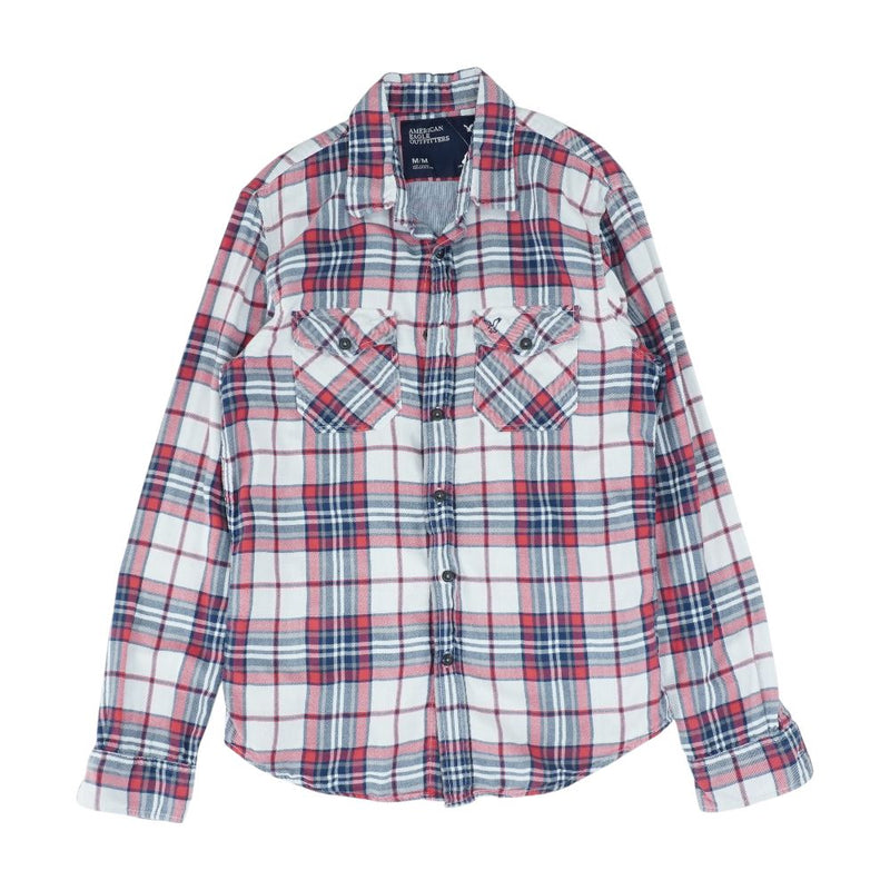 Red Plaid Flannel Button Down