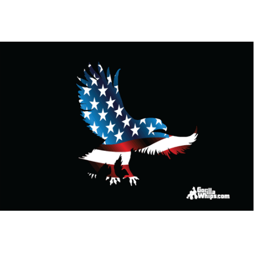 American Eagle 12x18 Pocket Whip Flag For 1/4
