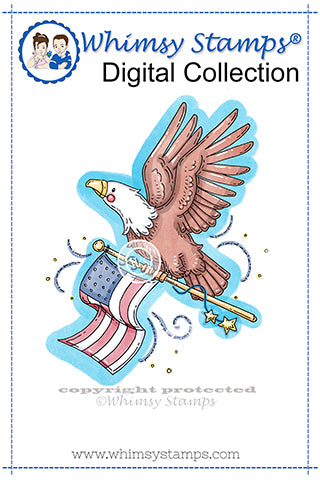 American Eagle - Digital Stamp
