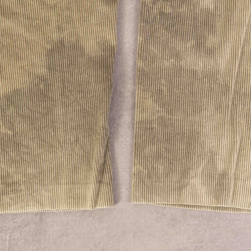 MEN'S VINTAGE EDDIE BAUER SUN FADED RELAXED JUMBO CORD TROUSERS - W34 X L31