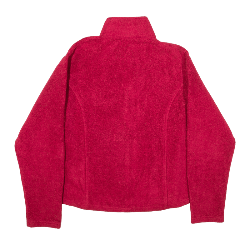 LL BEAN Fleece Jacket Pink Womens L