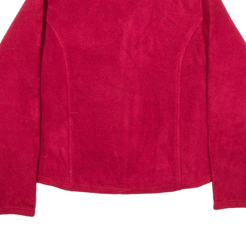 LL BEAN Fleece Jacket Pink Womens L