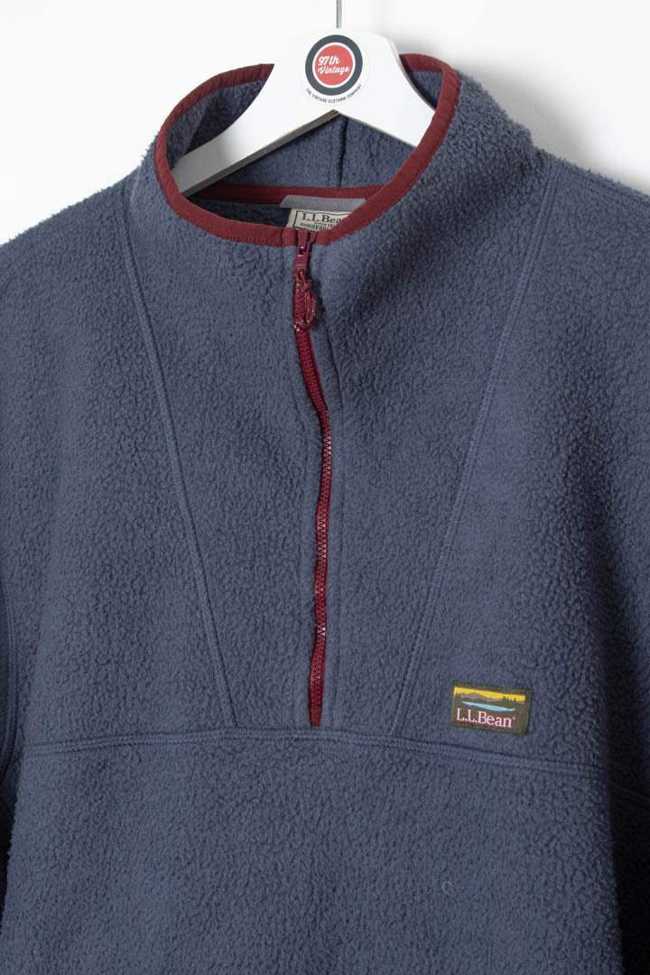 LL Bean Katahdin 1/4 Zip Fleece Jumper (XXL)