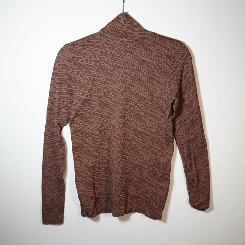 NEW Athleta Women's Flurry Seamless Turtleneck Long Sleeve Pullover Sweater M