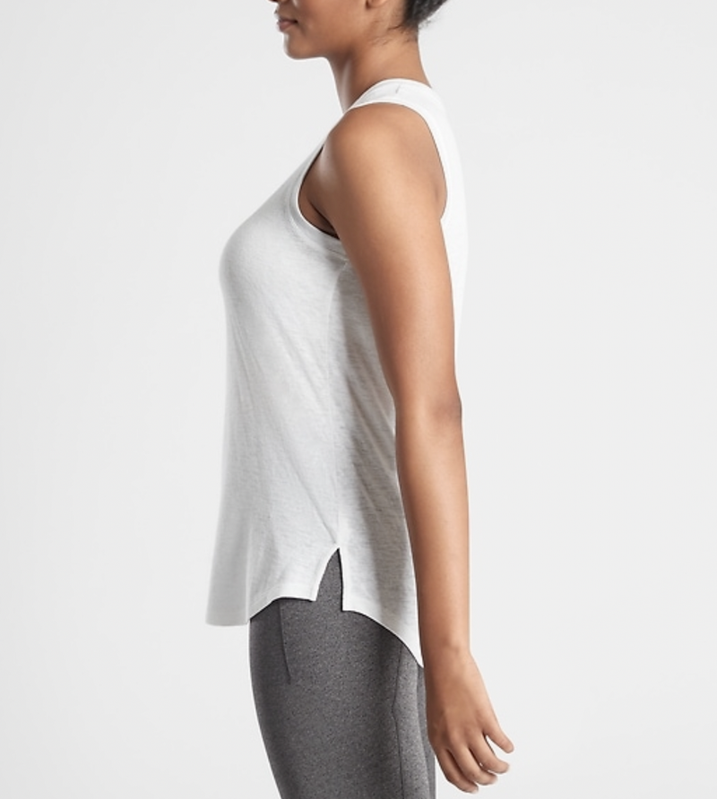 Athleta Bright White Sleeveless Breezy Top Tank