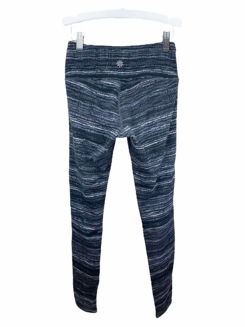 Athleta Women's Dash-Print 7/8 Leggings Black/Grey Size XXS