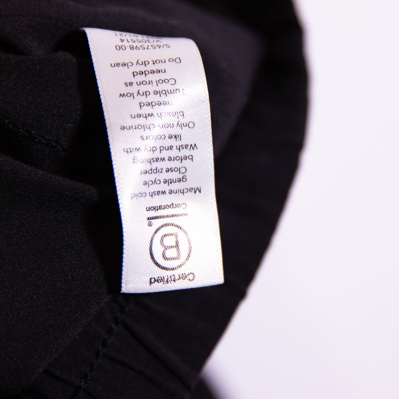 Athleta Women's Avenue Wide Leg Straight Crop Athleisure Pants Solid Black 6P