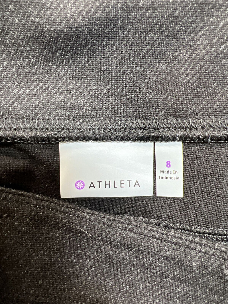 Athleta Women's Charcoal Gray Ponte Twill Stretch Skirt - 8