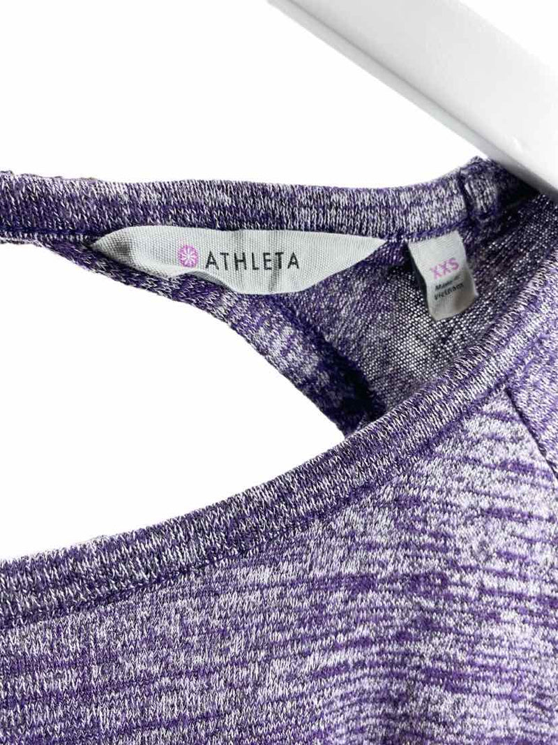 Athleta Women's Pose Drape Back Tunic Purple Heather Size XXS