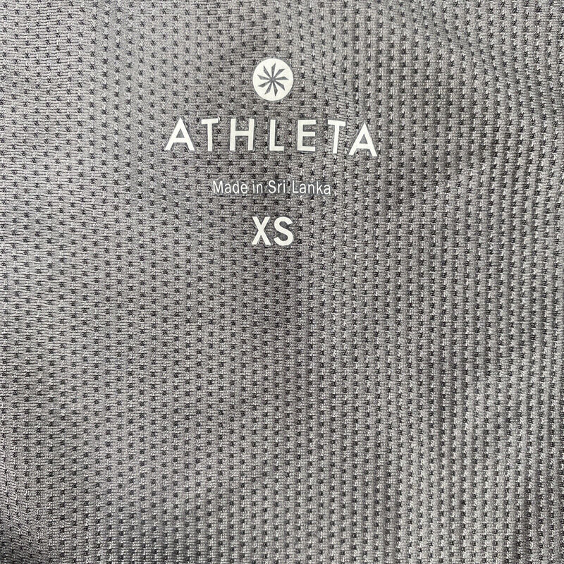 Athleta Women's Gray Forerunner Short Sleeve Athletic T-Shirt - XS