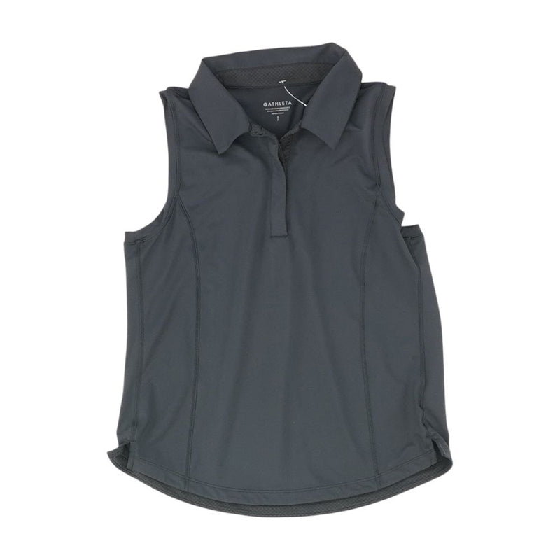 Black Solid Sleeveless Blouse