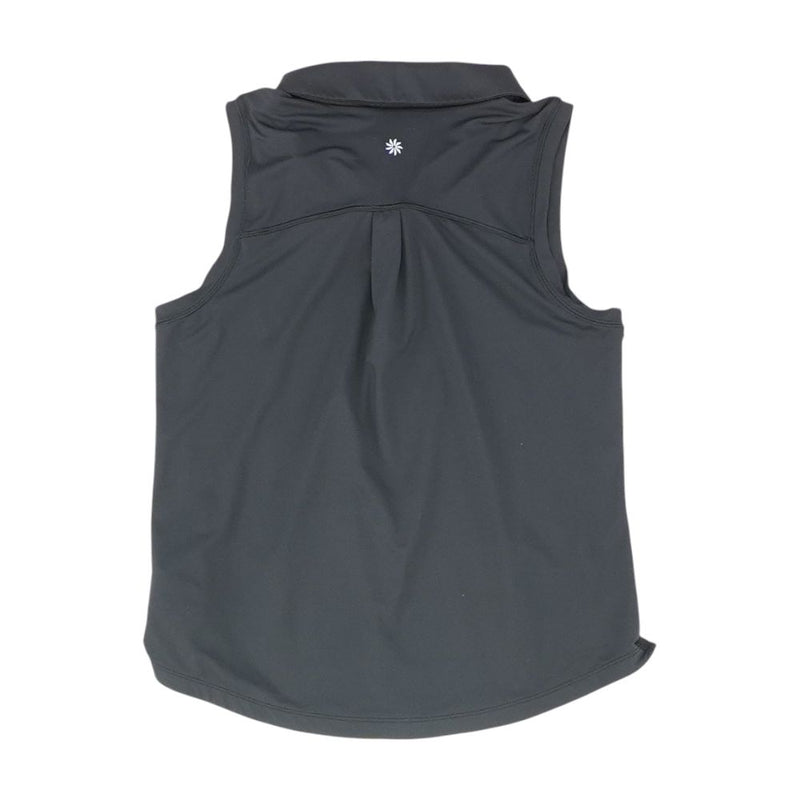 Black Solid Sleeveless Blouse