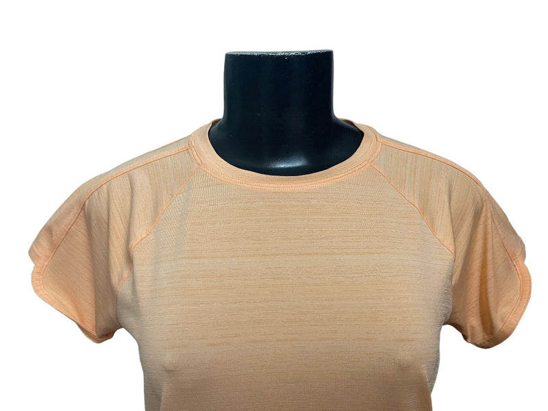 XL (14) Athleta Girl Sunburst UPF Tee Orange Short Sleeve Tshirt Activewear