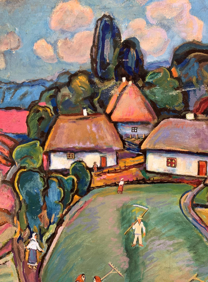 Oil painting Country flavor Unknown artist