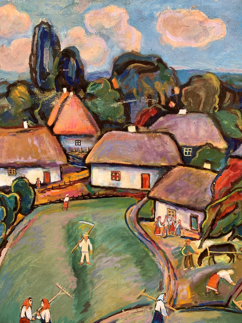 Oil painting Country flavor Unknown artist