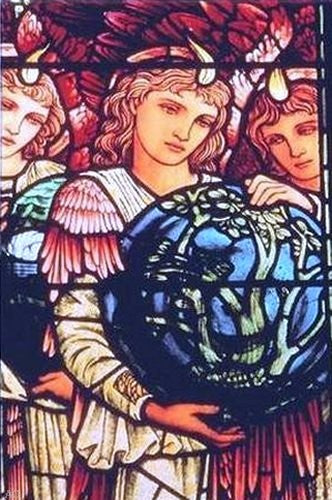 Angels of Creation by Sir Edward Burne-Jones - Hand Painted Oil Painting