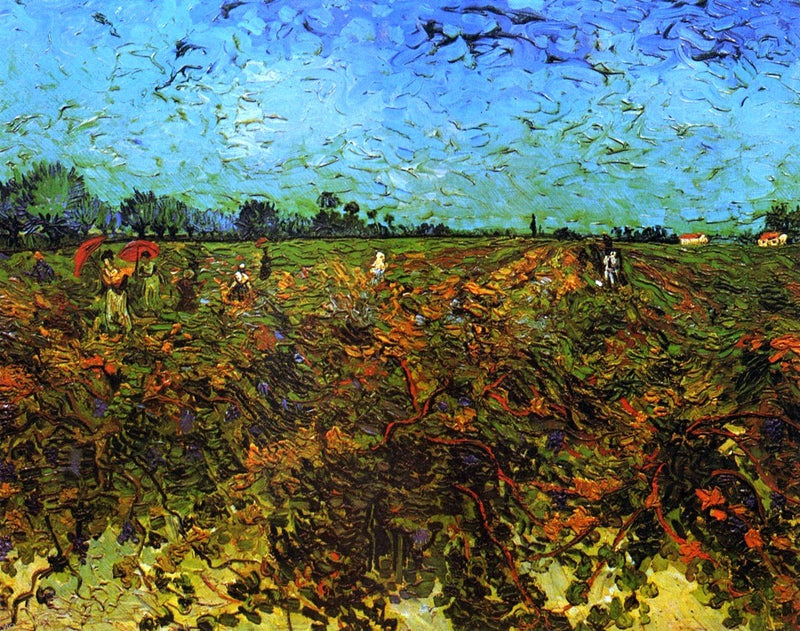 The Green Vineyard by Vincent Van Gogh - Hand Painted Oil Painting