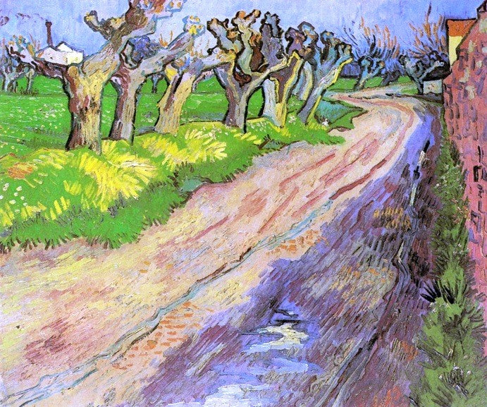 Pollard Willows by Vincent Van Gogh - Hand Painted Oil Painting