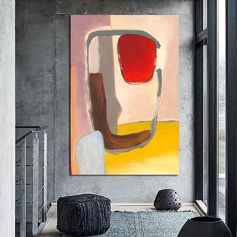 Hand Painted Oil Painting Colorful Modern Simple Abstract Canvas