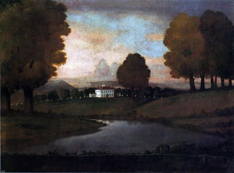 Landscape of the Ruggles Homestead by Ralph Earl - Hand Painted Oil Painting