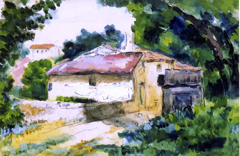 House in Provence by Paul Cezanne - Hand Painted Oil Painting