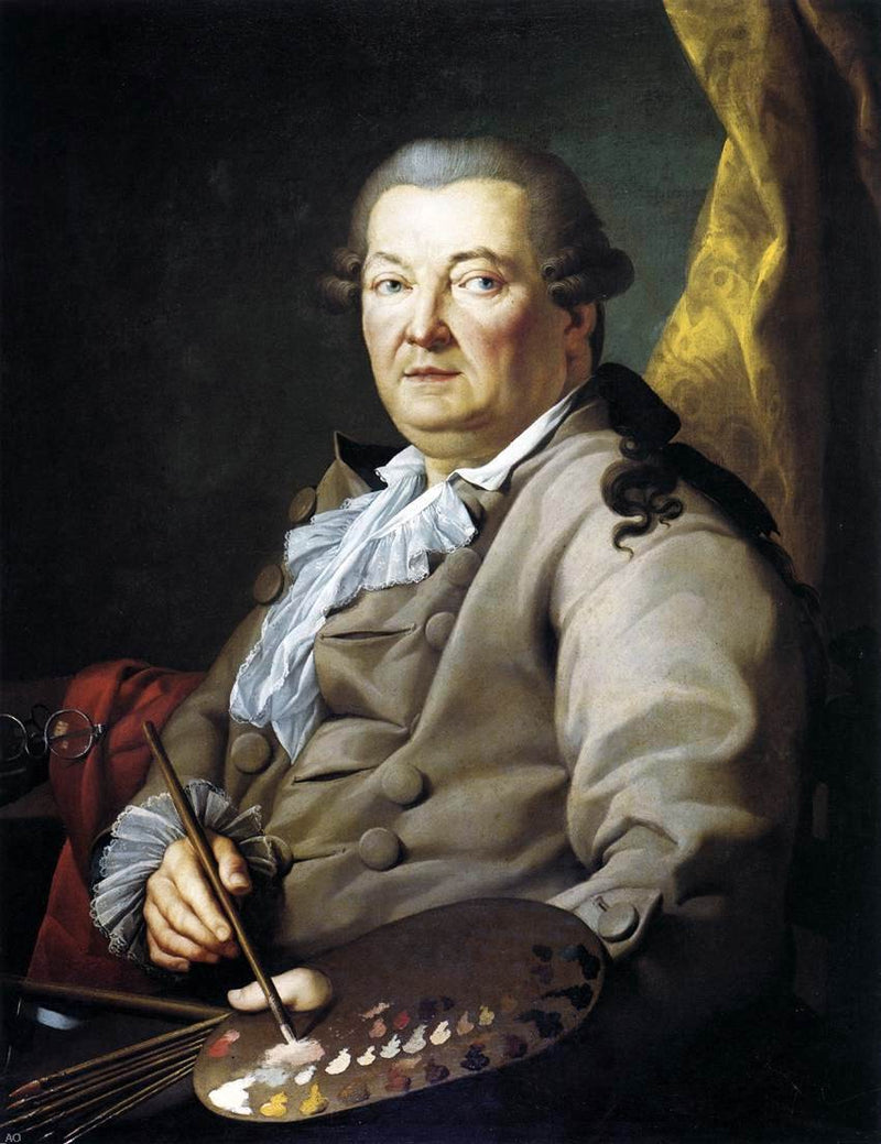 Self-Portrait by Antonio Gonzalez Velazquez - Hand Painted Oil Painting