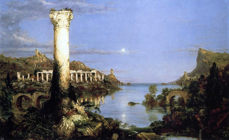 Desolation by Thomas Cole - Hand Painted Oil Painting