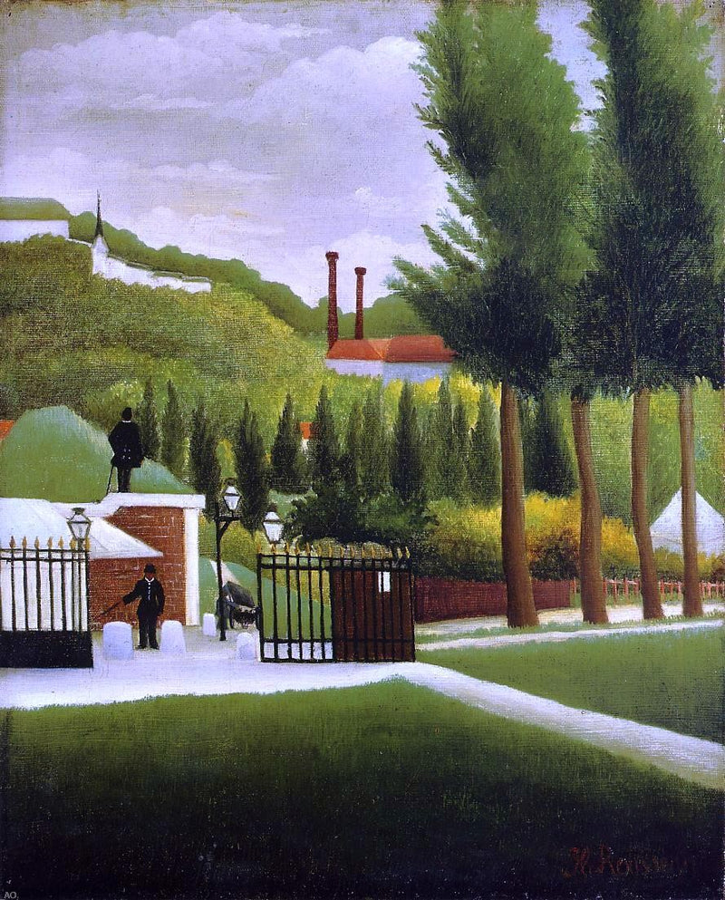 The Customs House by Henri Rousseau - Hand Painted Oil Painting