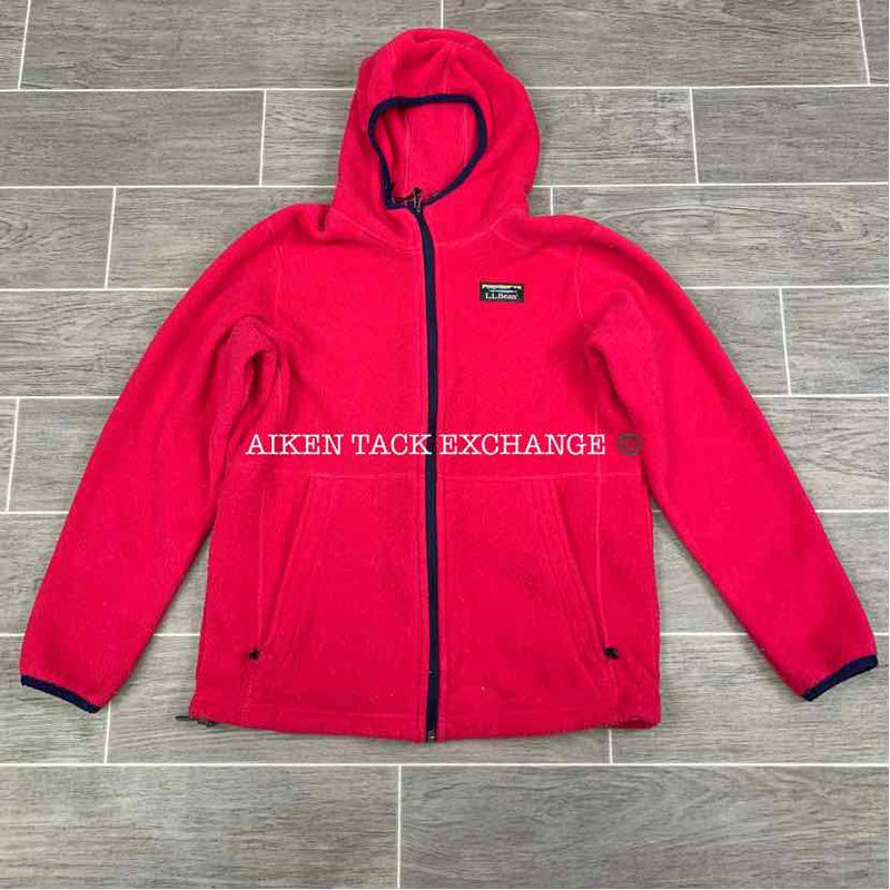 LL Bean Fleece Zip Up, Youth Large