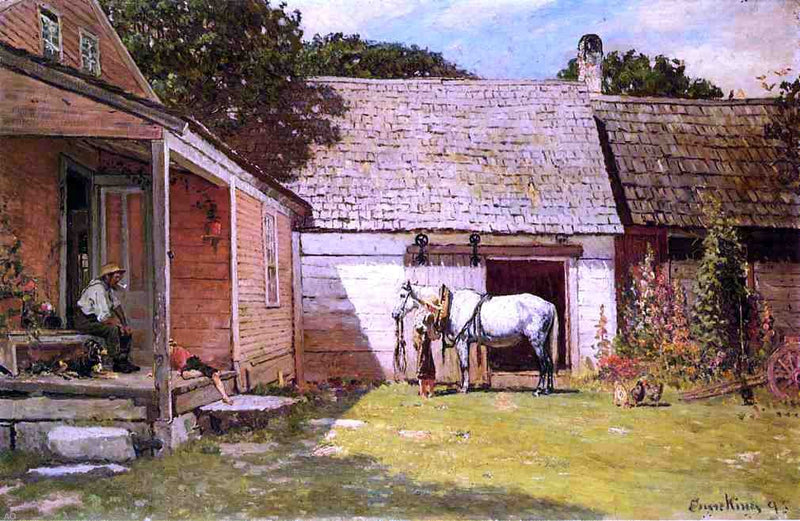 A Summer Afternoon by John Joseph Enneking - Hand Painted Oil Painting