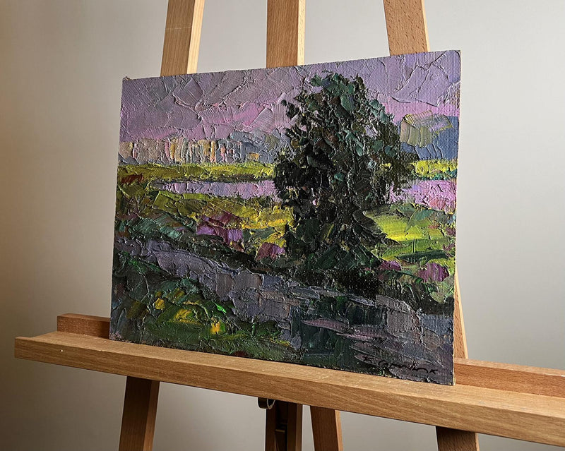 Oil painting Natural meadow Boris Serdyuk
