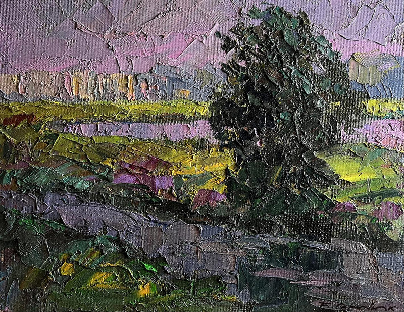 Oil painting Natural meadow Boris Serdyuk