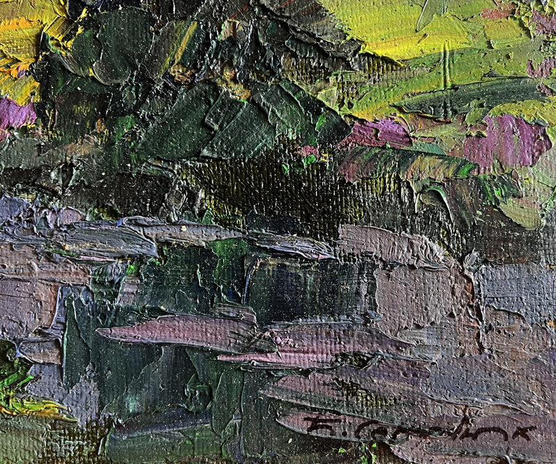Oil painting Natural meadow Boris Serdyuk