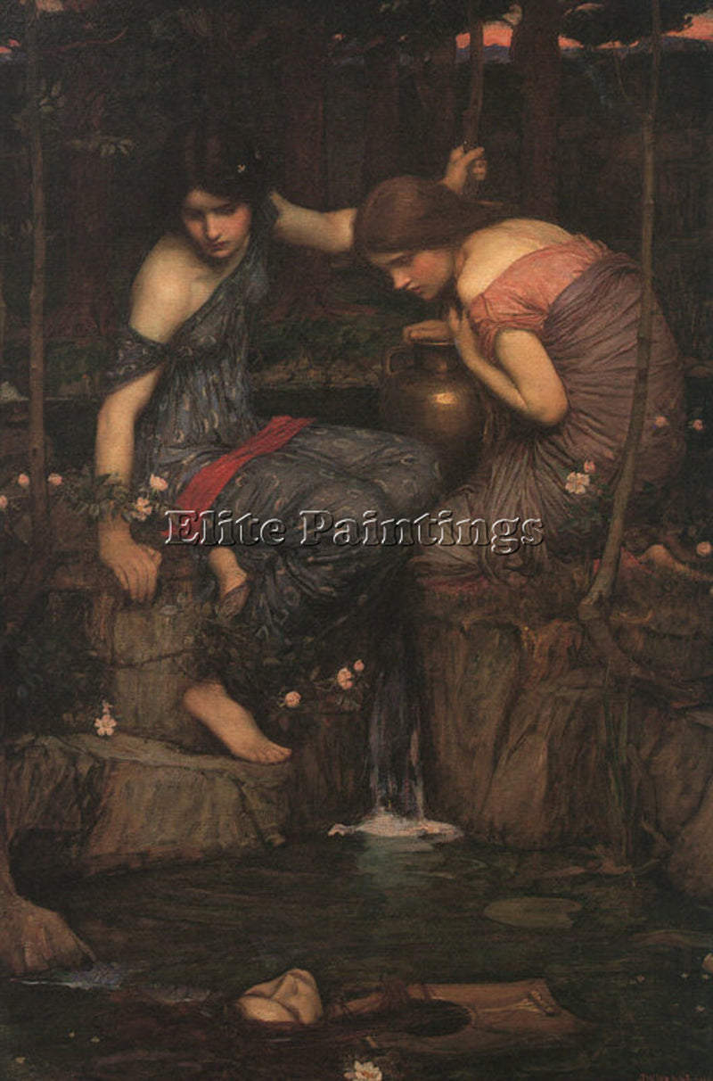 JOHN WILLIAM WATERHOUSE WATE30 ARTIST PAINTING REPRODUCTION HANDMADE OIL CANVAS