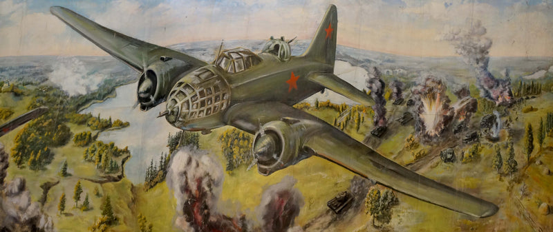 Oil painting Battlefields
