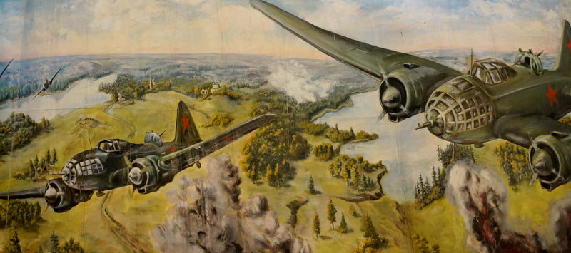 Oil painting Battlefields