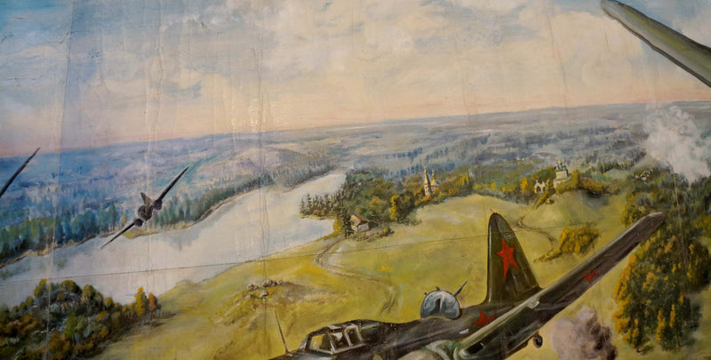 Oil painting Battlefields