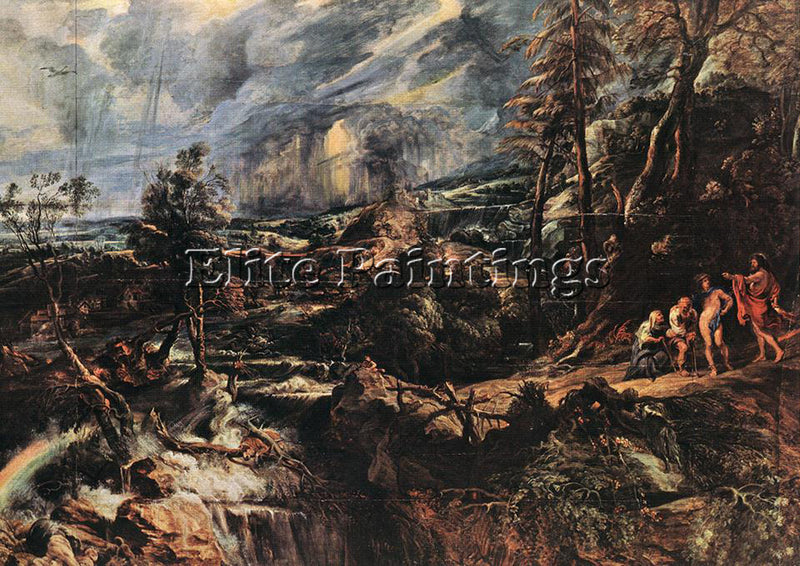 PETER PAUL RUBENS STORMY LANDSCAPE ARTIST PAINTING REPRODUCTION HANDMADE OIL ART