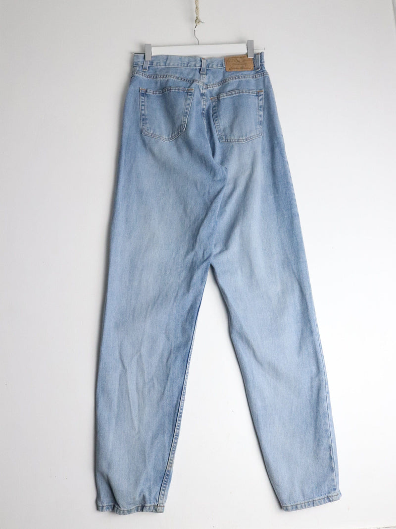 Vintage Eddie Bauer Pants Womens Tall 6 Blue Denim Jeans