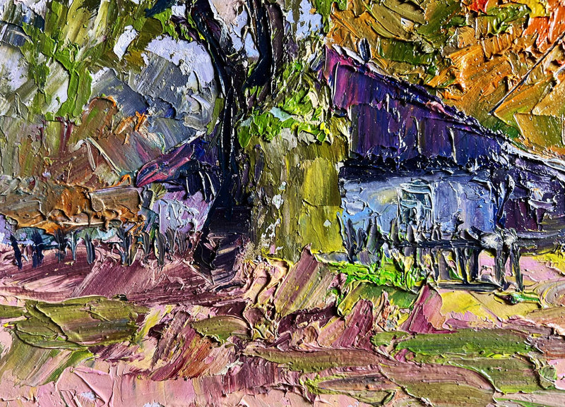 Oil painting September day Boris Serdyuk